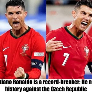 HOT NEWS: Cristiano Ronaldo is a record-breaker: He made history against the Czech Republic.