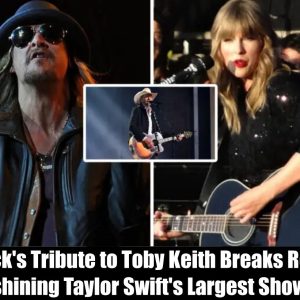 Breaking: Kid Rock's Tribute to Toby Keith Breaks Records, Outshining Taylor Swift's Largest Show Yet