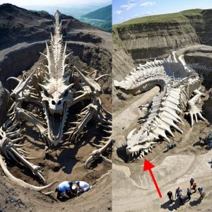 HOT NEWS: Unearthed Marvel: Chinese Expedition Unveils Breathtaking Dragon Fossil, Stunning the Archaeological World.