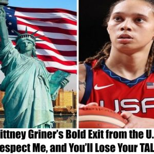 HOT NEWS: Brittney Griner’s Bold Exit from the U.S.: “Disrespect Me, and You’ll Lose Your TALENT!”