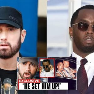 Shocking News: Eminem Releases Evidence Showing Diddy Participated in Tupac’s De@th, He Reveals The Force That Helped Diddy Escape Crime Is