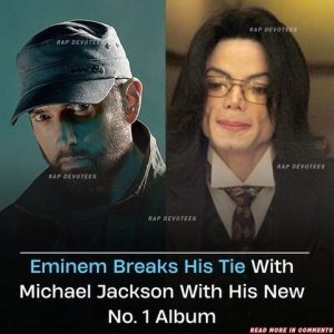 Eminem Breaks His Tie With Michael Jackson With His New No. 1 Album